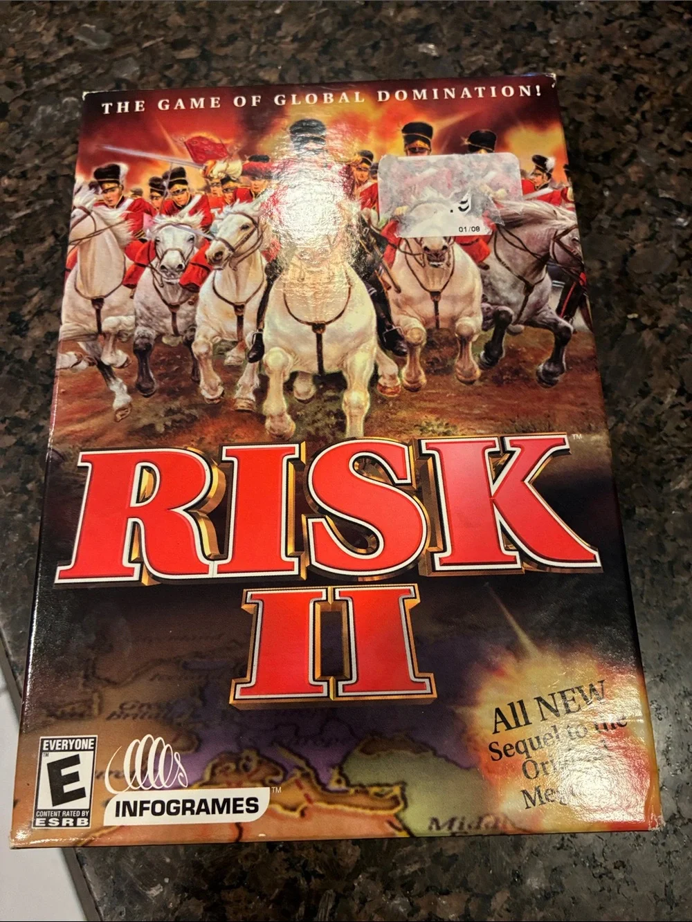 Risk II video Game - Red & Gold Cover
